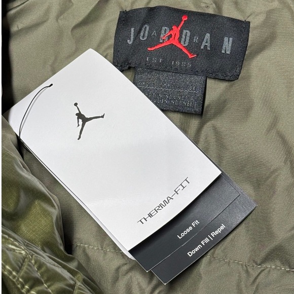 Nike Air Jordan 2XL Flight Therma-Fit Vest Down-Fill FV7273-222 NWT $165 - Picture 4 of 9